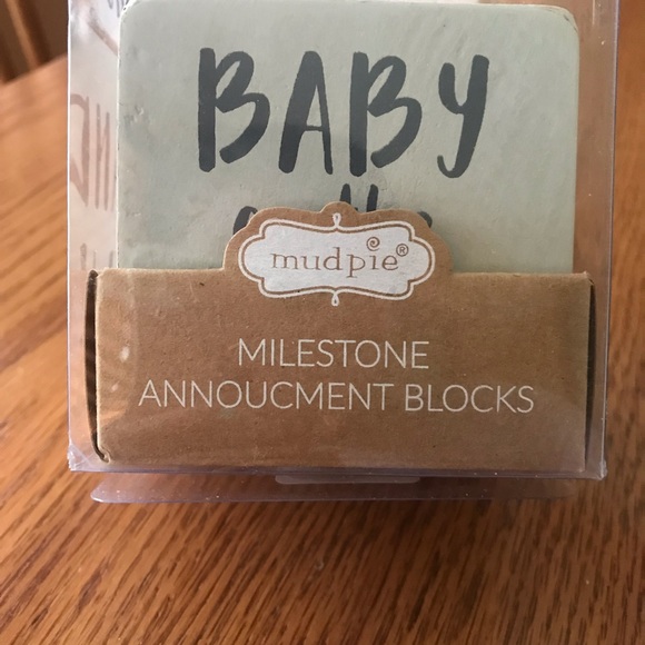 Mud Pie Milestone Announcement Blocks - Picture 4 of 5